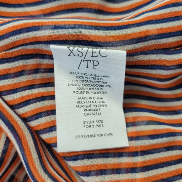 Cabi Womens Dress Amour Button Down Heart Print Sleeveless Button Down Size XS - Picture 11 of 11